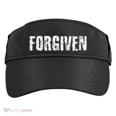 Forgiven Christian Inspirational Design Adult Drive Performance Visor