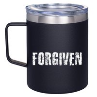 Forgiven Christian Inspirational Design 12oz Stainless Steel Coffee Mug