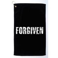 Forgiven Christian Inspirational Design Golf Towel