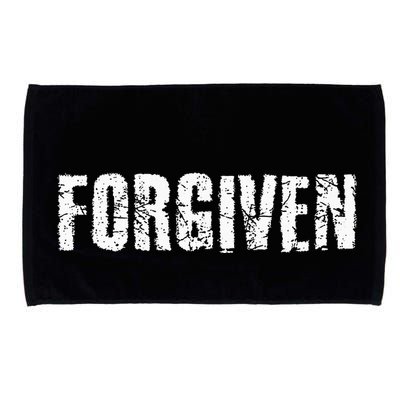 Forgiven Christian Inspirational Design Microfiber Hand Towel
