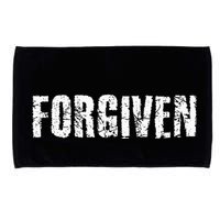Forgiven Christian Inspirational Design Microfiber Hand Towel