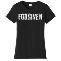 Forgiven Christian Inspirational Design Women's T-Shirt