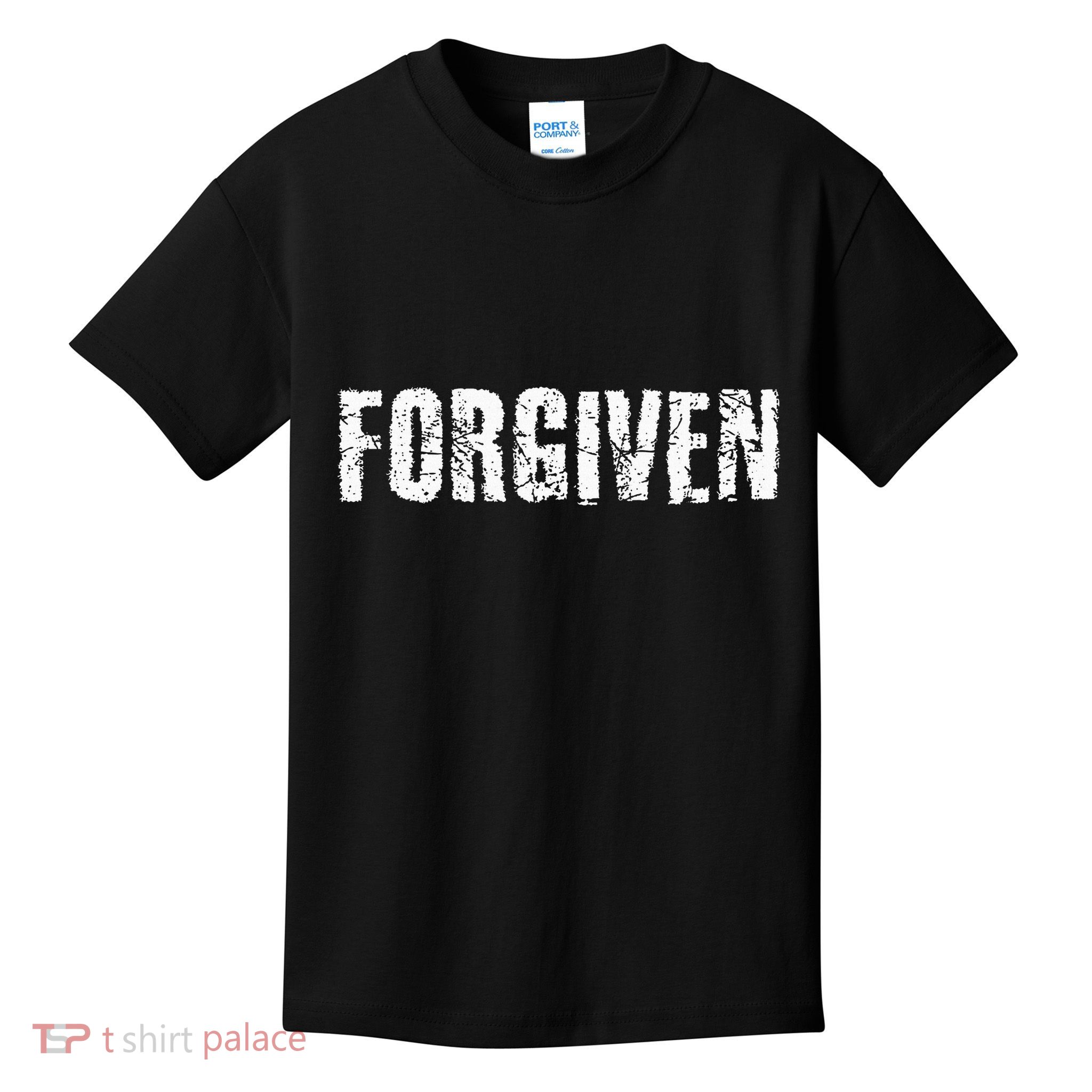 Forgiven Christian Inspirational Design Kids T-Shirt