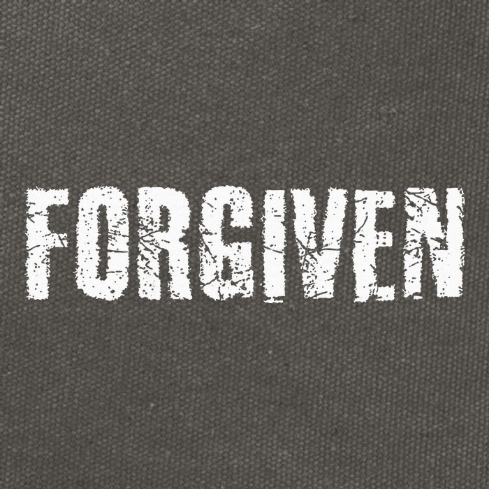 Forgiven Christian Inspirational Design Cotton Canvas Backpack