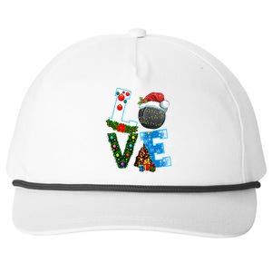 Funny Christmas Ice Hockey Players Lovers Xmas Gift Snapback Five-Panel Rope Hat