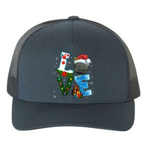 Funny Christmas Ice Hockey Players Lovers Xmas Gift Yupoong Adult 5-Panel Trucker Hat