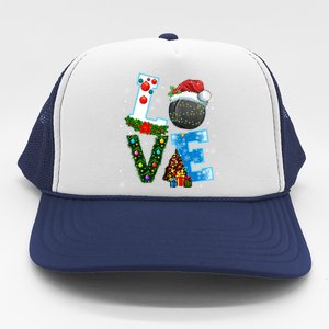 Funny Christmas Ice Hockey Players Lovers Xmas Gift Trucker Hat