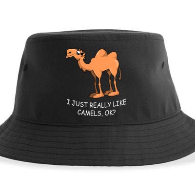 Funny Camels I Just Really Like Camels Ok Funny Camel Gift Cute Gift Sustainable Bucket Hat