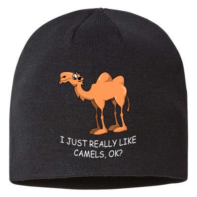 Funny Camels I Just Really Like Camels Ok Funny Camel Gift Cute Gift Sustainable Beanie