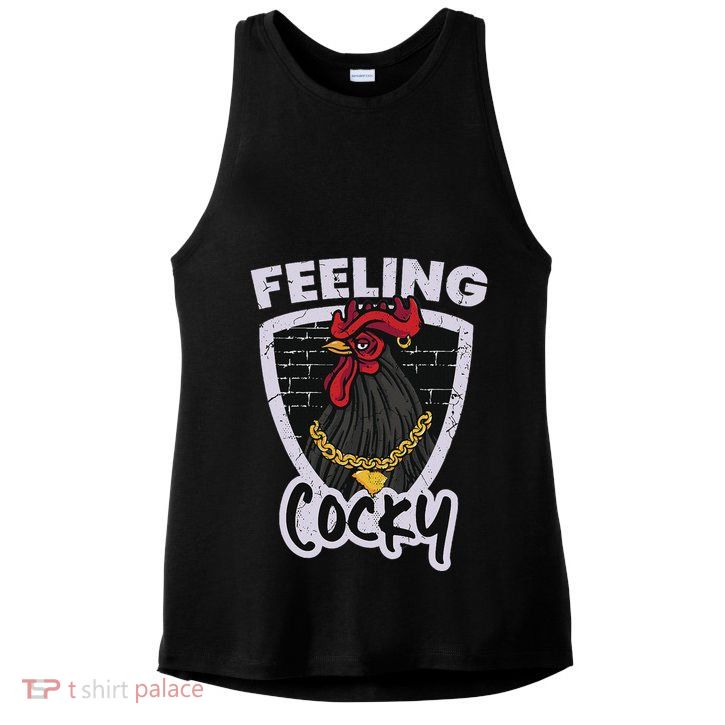 Feeling Cocky In South Carolina Ladies PosiCharge Tri-Blend Wicking Tank