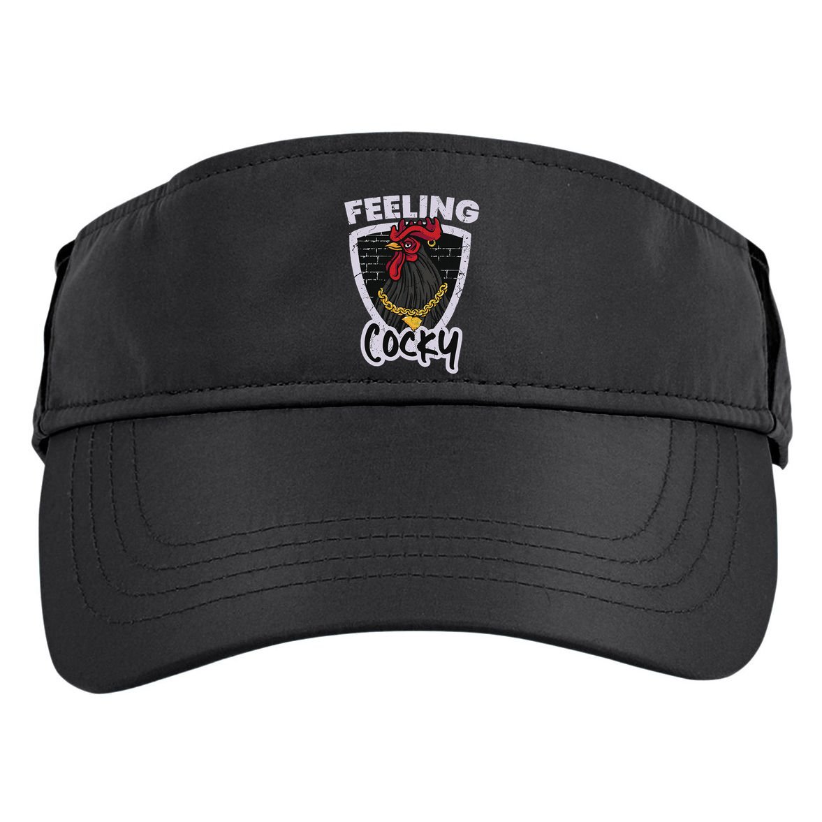 Feeling Cocky In South Carolina Adult Drive Performance Visor