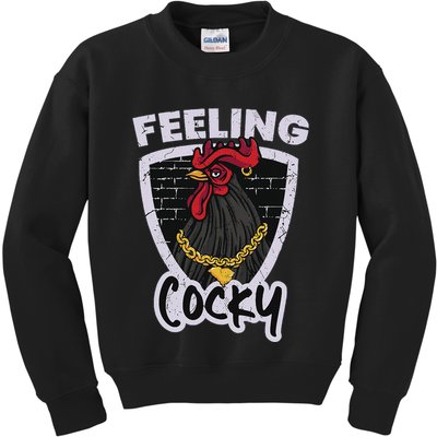Feeling Cocky In South Carolina Kids Sweatshirt