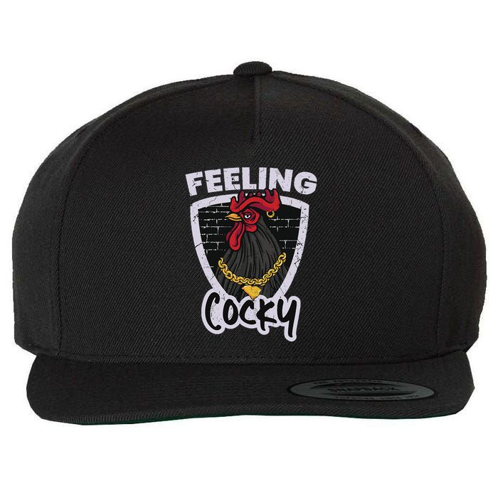 Feeling Cocky In South Carolina Wool Snapback Cap