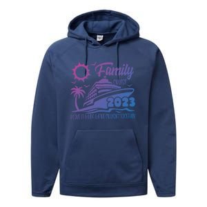 Family Cruise I Love It When Were Cruisin Together Summer Gift Performance Fleece Hoodie