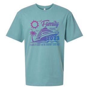 Family Cruise I Love It When Were Cruisin Together Summer Gift Sueded Cloud Jersey T-Shirt