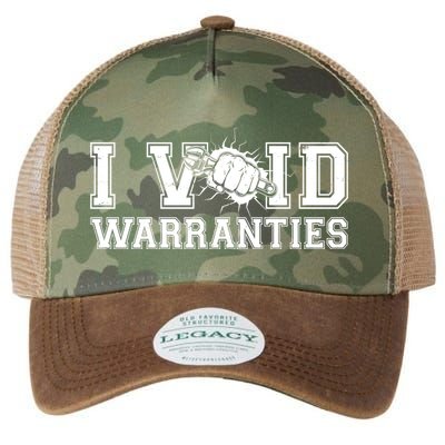 Funny Cool I Void Warranties Legacy Tie Dye Trucker Hat