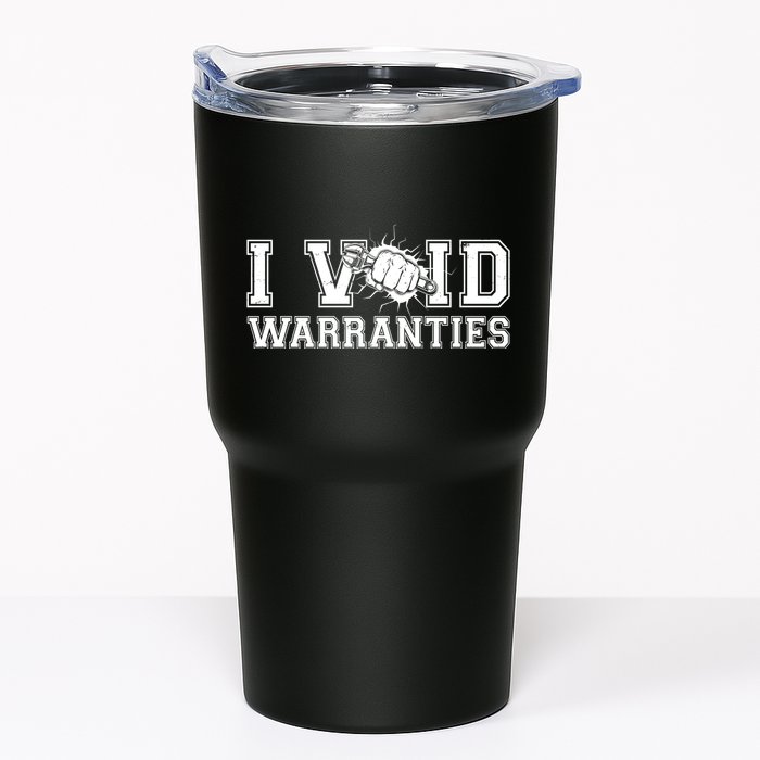 Funny Cool I Void Warranties Tumbler
