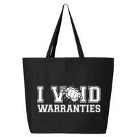 Funny Cool I Void Warranties 25L Jumbo Tote