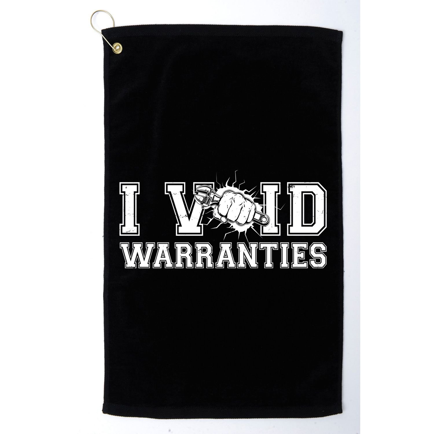 Funny Cool I Void Warranties Golf Towel