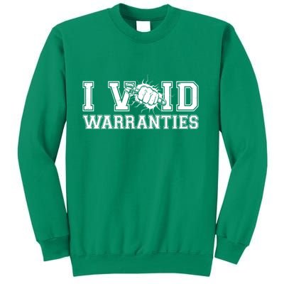 Funny Cool I Void Warranties Sweatshirt