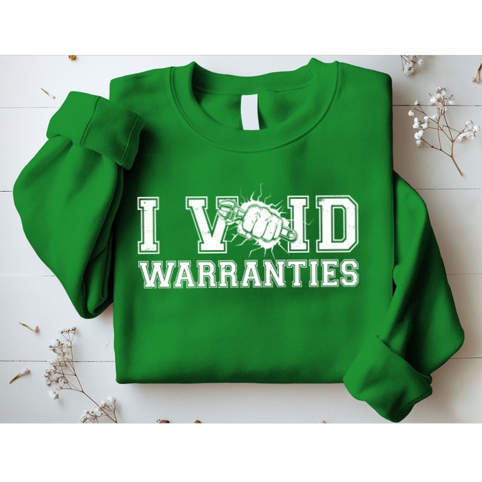 Funny Cool I Void Warranties Sweatshirt