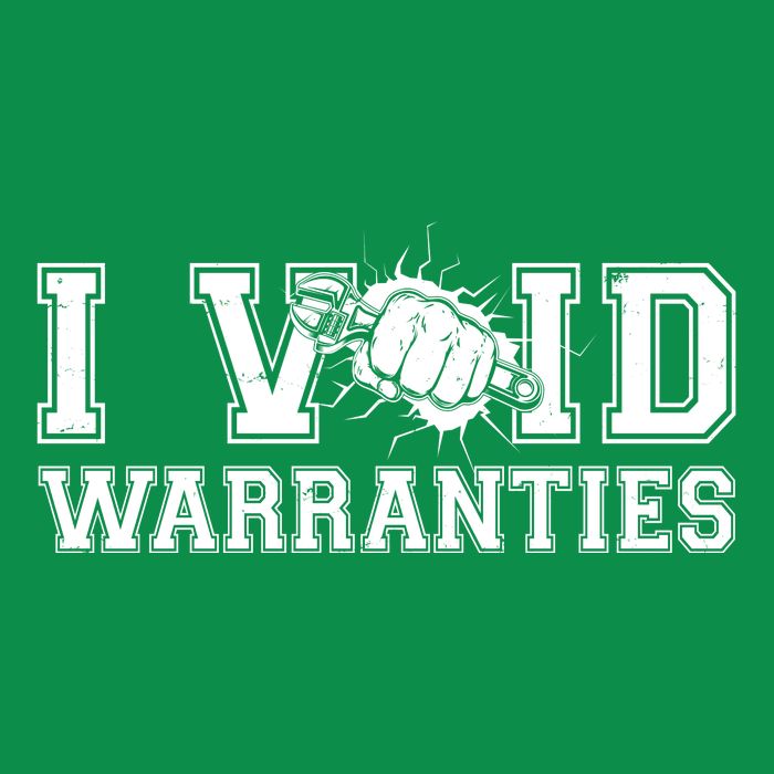 Funny Cool I Void Warranties T-Shirt