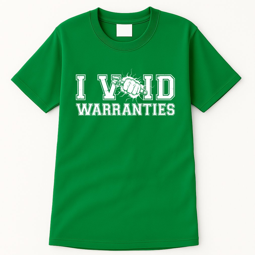 Funny Cool I Void Warranties Tall T-Shirt