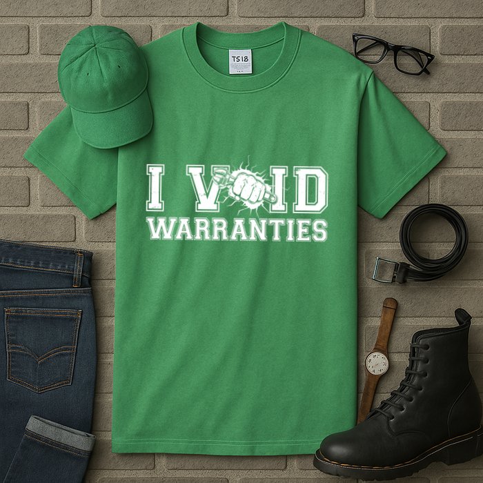 Funny Cool I Void Warranties Tall T-Shirt