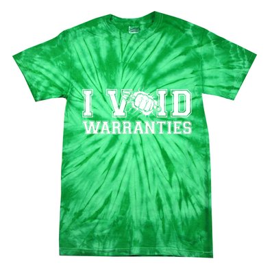 Funny Cool I Void Warranties Tie-Dye T-Shirt