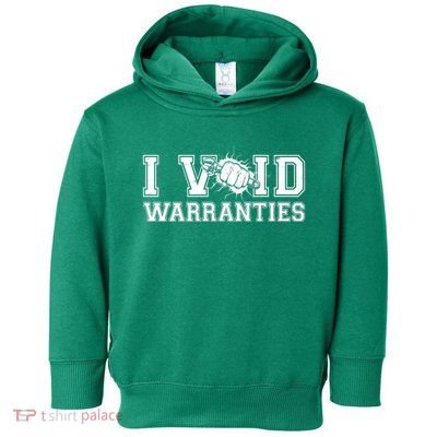 Funny Cool I Void Warranties Toddler Hoodie