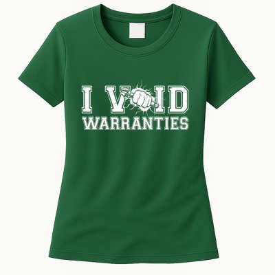 Funny Cool I Void Warranties Womens T-Shirt