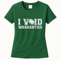 Funny Cool I Void Warranties Womens T-Shirt