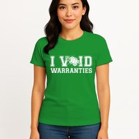 Funny Cool I Void Warranties Womens T-Shirt