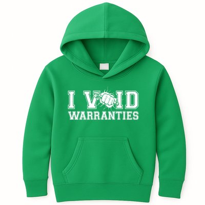 Funny Cool I Void Warranties Kids Hoodie