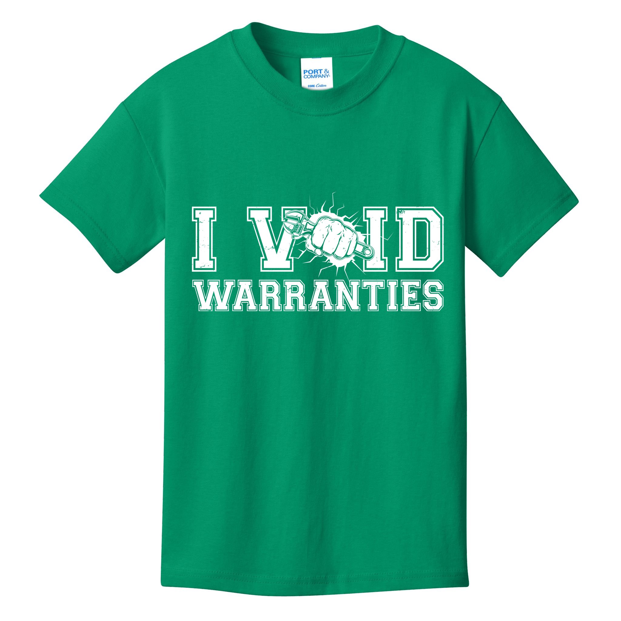 Funny Cool I Void Warranties Kids T-Shirt