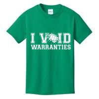 Funny Cool I Void Warranties Kids T-Shirt