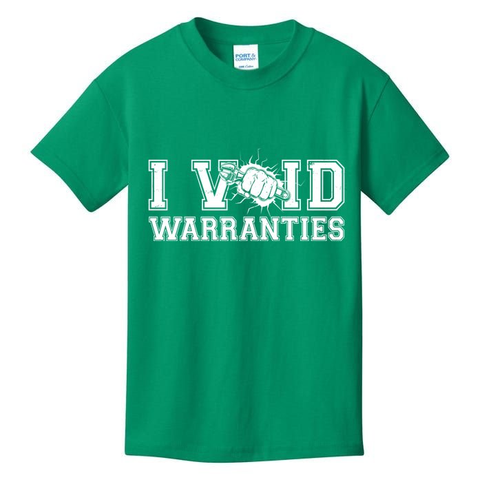 Funny Cool I Void Warranties Kids T-Shirt