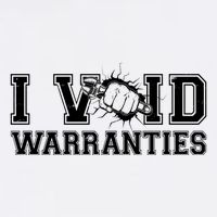Funny Cool I Void Warranties Garment-Dyed Sweatshirt