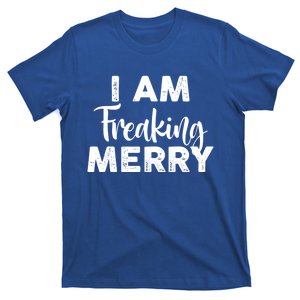 Funny Christmas I Am Freaking Merry Gift T-Shirt