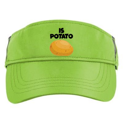 Funny Cute Is Potato Adult Drive Performance Visor