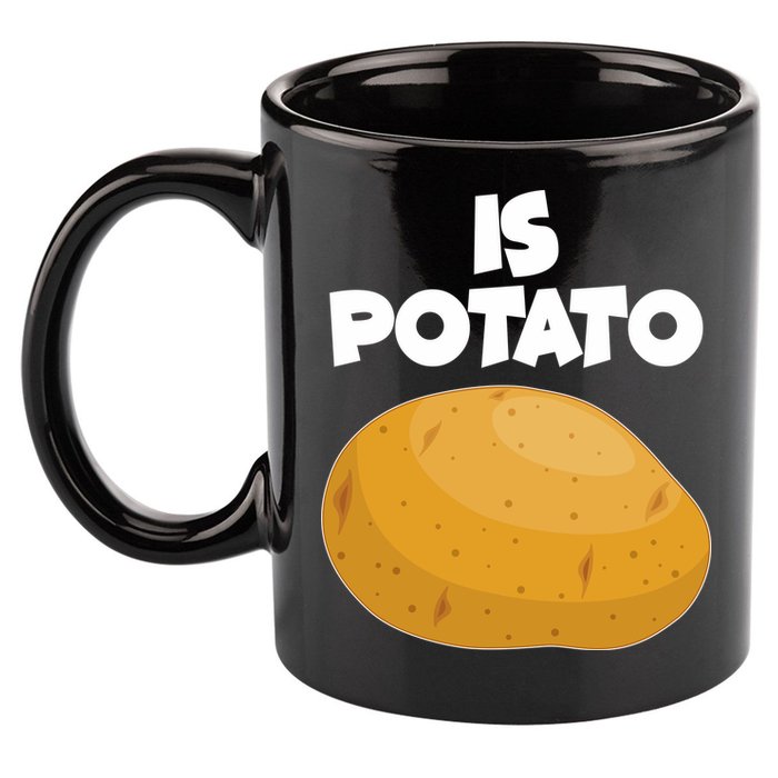 Funny Cute Is Potato 11oz C Handle Ceramic Mug