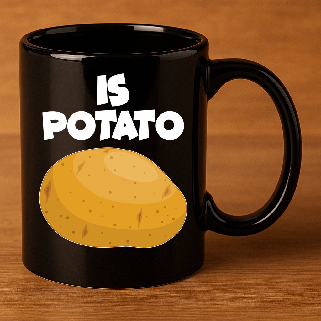 Funny Cute Is Potato 11oz C Handle Ceramic Mug