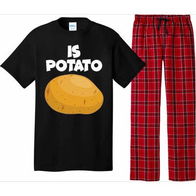 Funny Cute Is Potato Pajama Set