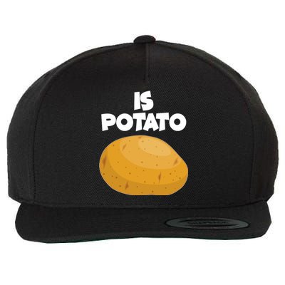 Funny Cute Is Potato Wool Snapback Cap