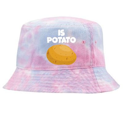 Funny Cute Is Potato Tie-Dyed Bucket Hat