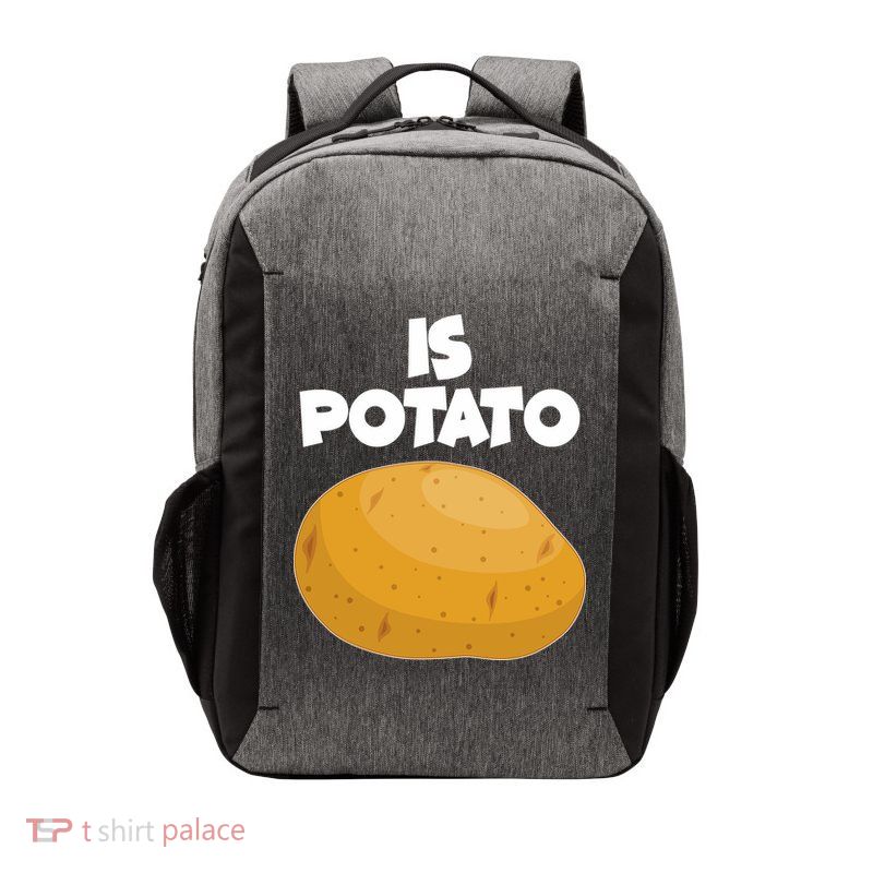 Funny Cute Is Potato Vector Backpack