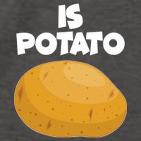 Funny Cute Is Potato Vector Backpack