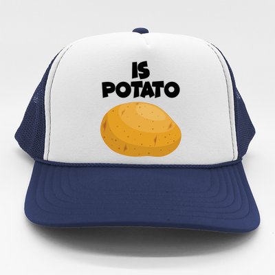 Funny Cute Is Potato Trucker Hat