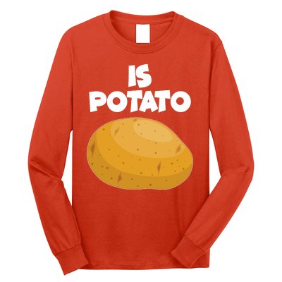 Funny Cute Is Potato Long Sleeve Shirt