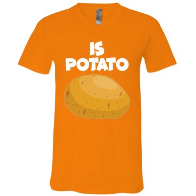 Funny Cute Is Potato V-Neck T-Shirt